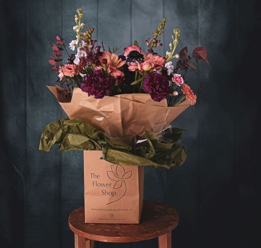 Luxury Valentine's Handtied Bouquet Flower Arrangement