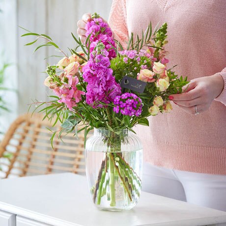 Summer Vase Flower Arrangement