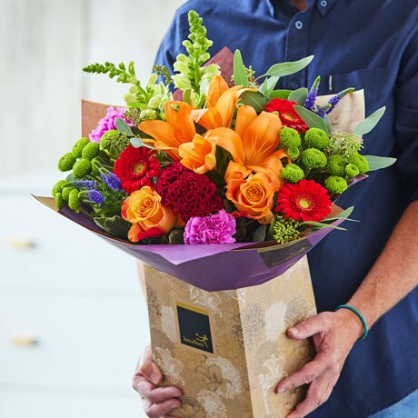 Beautiful Brights Romantic Bouquet Flower Arrangement