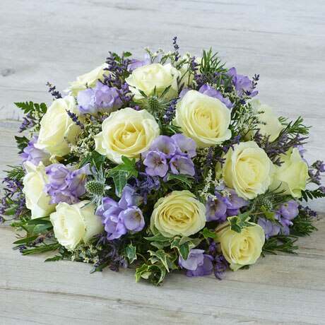 Lilac/White size,  inches height and  inches wide.