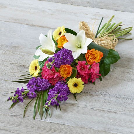 L Vibrant Scented Sheaf size,  inches height and  inches wide.