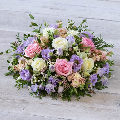 Pretty Pastel Posy size,  inches height and  inches wide.