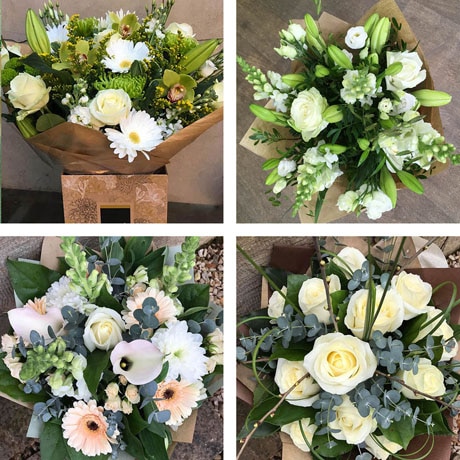 Hand-tied bouquet made with seasonal flowers Flower Arrangement