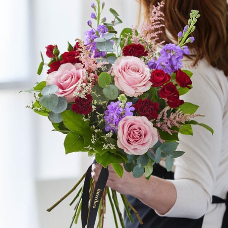 Hand-tied bouquet made with seasonal flowers Flower Arrangement