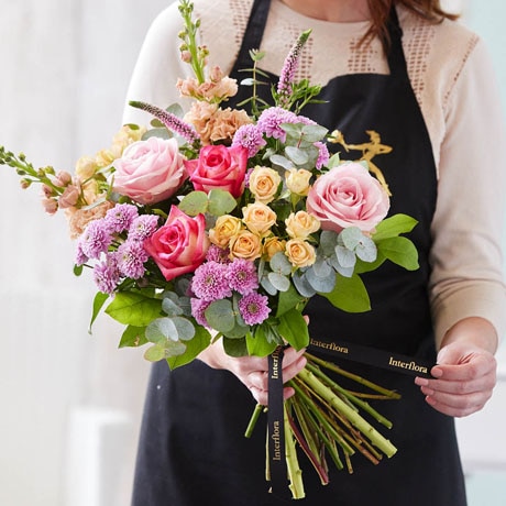 Hand-tied bouquet made with seasonal flowers Flower Arrangement
