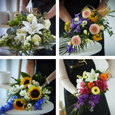 Funeral sheaf made with the finest flowers Flower Arrangement
