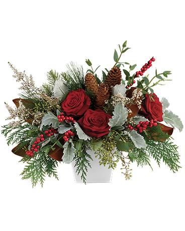 Christmas Blooms Flower Arrangement