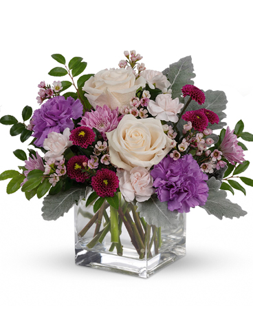 Serene Mum Flower Arrangement