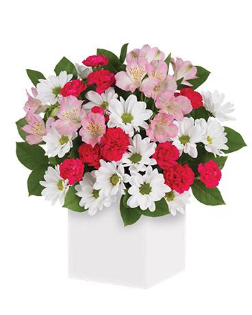 Polka Dot Flower Arrangement
