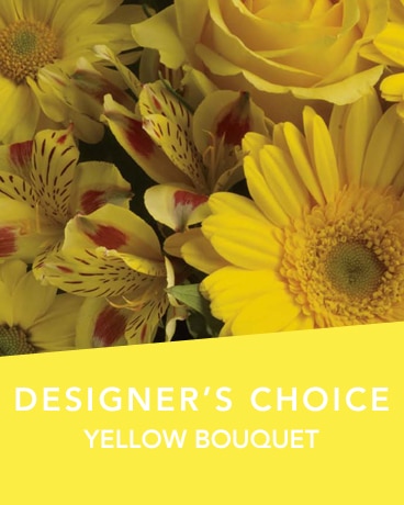 DC Yellow bouquet Flower Arrangement