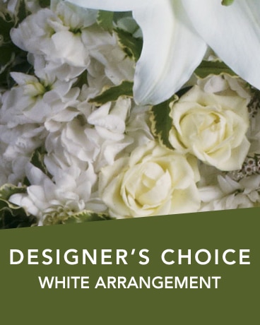 DC White arrangement Flower Arrangement
