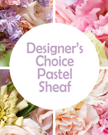 DC Pastel Sympathy sheaf Flower Arrangement