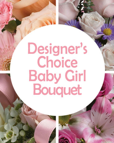 DC Baby Girl Bouquet Flower Arrangement