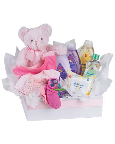 Baby Girl Bundle Flower Arrangement