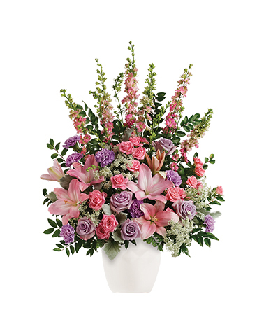 Soft Blush Flower Arrangement