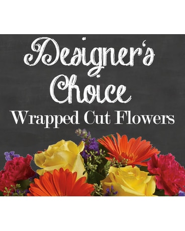 Designer's Choice Wrapped Cut Flowers