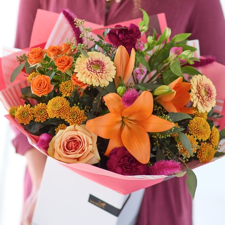 The Bonfire Beauty Flower Arrangement