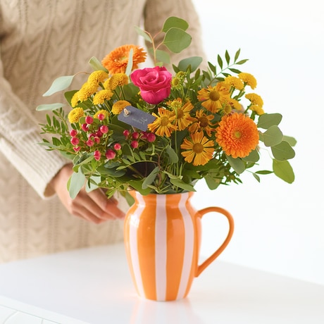 The Jug of Joy Flower Arrangement