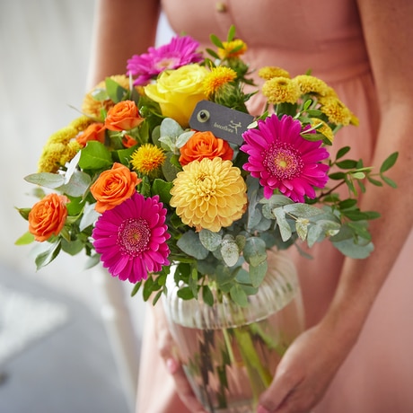 Autumn Vase Flower Arrangement