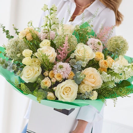 Opulent Neutral Bouquet Flower Arrangement