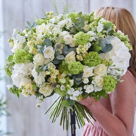 Pure Luxury Neutral Bouquet Flower Arrangement