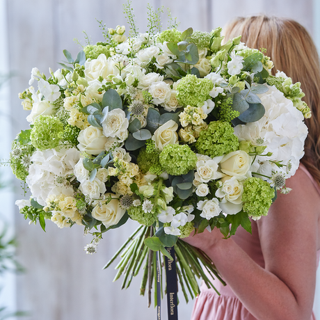 Pure Luxury Neutral Bouquet Flower Arrangement