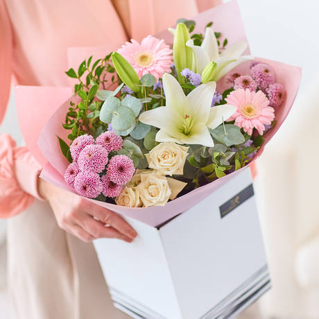 Beautiful Pastel Bouquet Flower Arrangement