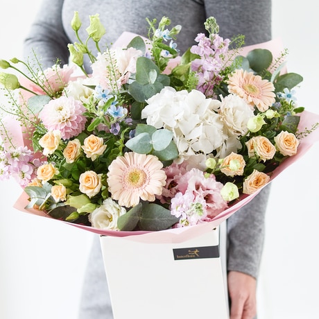 Lavish Pastel Bouquet Flower Arrangement