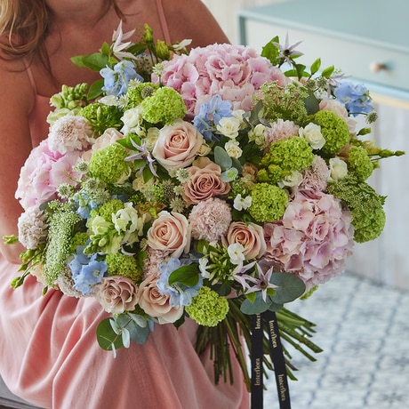 Pure Luxury Pastel Bouquet Flower Arrangement