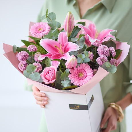 The Sweet Pinks Flower Arrangement