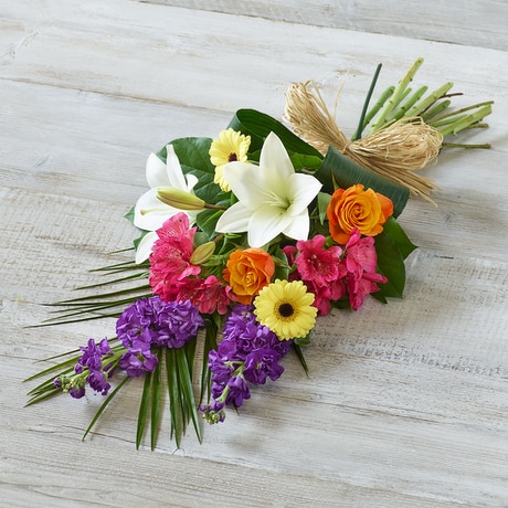 Vibrant Scented Sheaf size,  inches height and  inches wide.