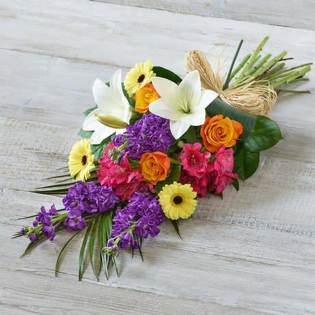 Vibrant Scented Sheaf Flower Arrangement