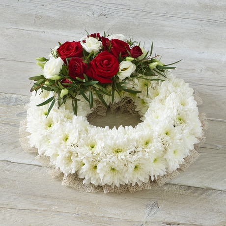 Traditional Wreath Flower Arrangement