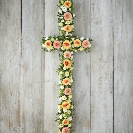 XL Pastel Cross size,  inches height and  inches wide.