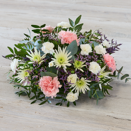 Pastel Funeral Posy Flower Arrangement