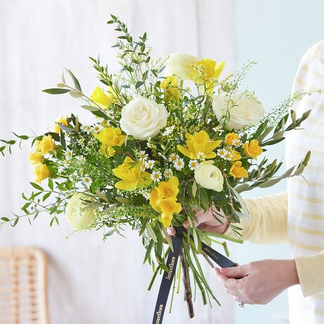Birthday Daffodil Delight Bouquet Flower Arrangement