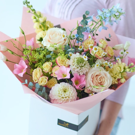 Soft Summer Skies Bouquet Flower Arrangement