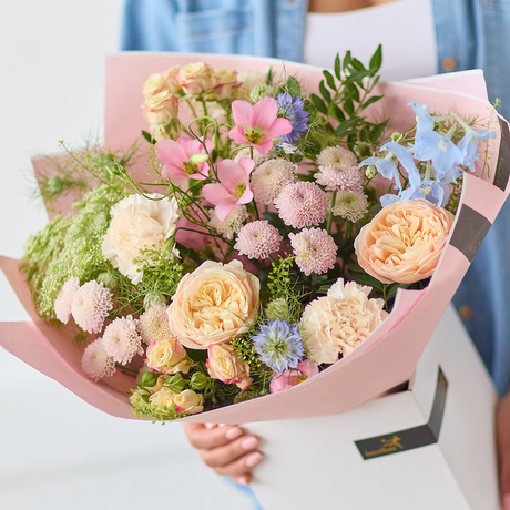 Summer Cottage Garden Bouquet Flower Arrangement