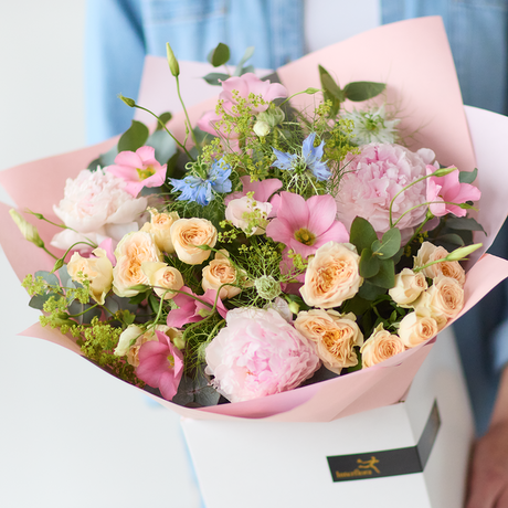 Summer Peonies Bouquet Flower Arrangement
