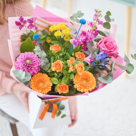 Trending Summer Bouquet without Lilies Flower Arrangement