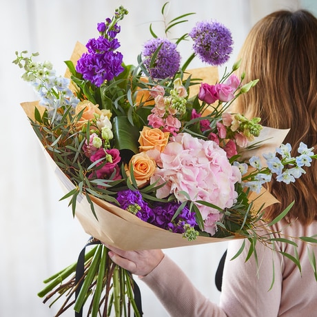 Lily - Free Hand-Tied Surprise me Flower Arrangement