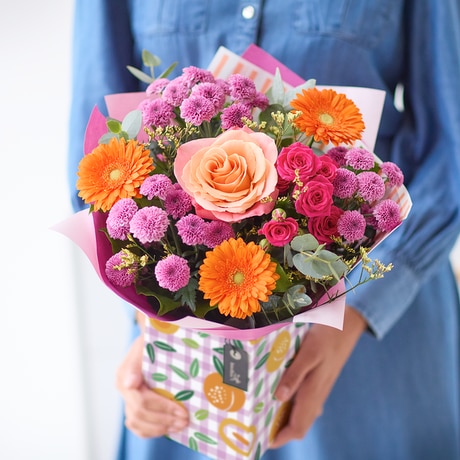 Beaming Brights Mother's Day Gift Box Flower Arrangement