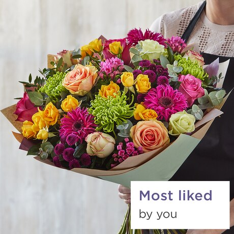 Mother's Day Hand-tied - Brights Flower Arrangement