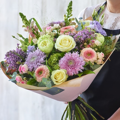 Mother's Day Hand-tied - Pastels Flower Arrangement