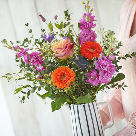 Mother's Day Bright Bouquet in a Jug Flower Arrangement