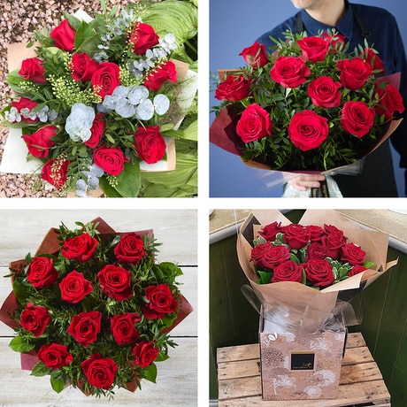 Red Roses offers High Heel 2022 Floral Bouquet Fresh Cut Delivered.