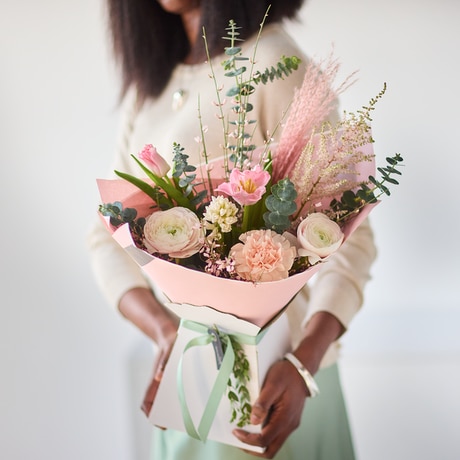 Trending Spring Gift Box Flower Arrangement