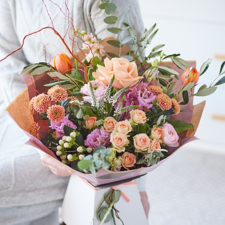 Extra Lovely Spring Bouquet without Lilies Flower Arrangement