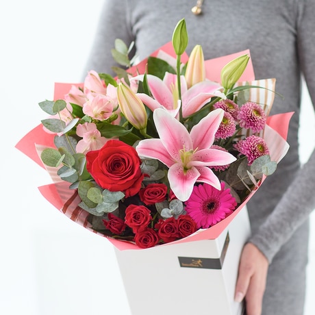 Valentine's Mixed Bouquet Flower Arrangement