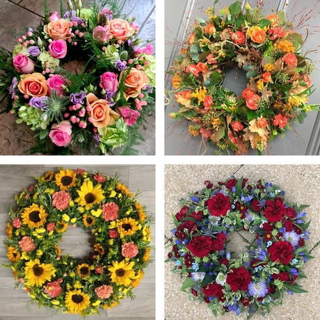 Funeral wreath made with the finest flowers Flower Arrangement